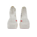 Converse Chuck Taylor All Star Lift Platform High Embroidered Hearts White A01599C