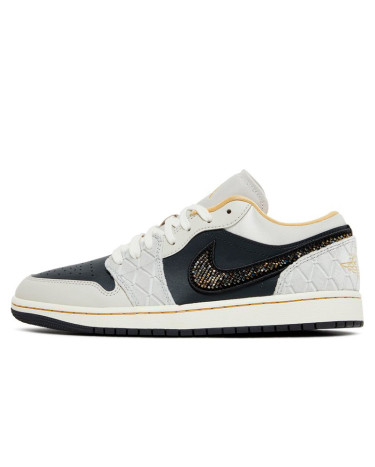 Jordan 1 Low Beaded Swoosh DV1762-001