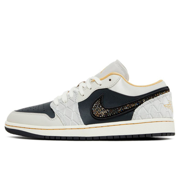 Jordan 1 Low Beaded Swoosh DV1762-001