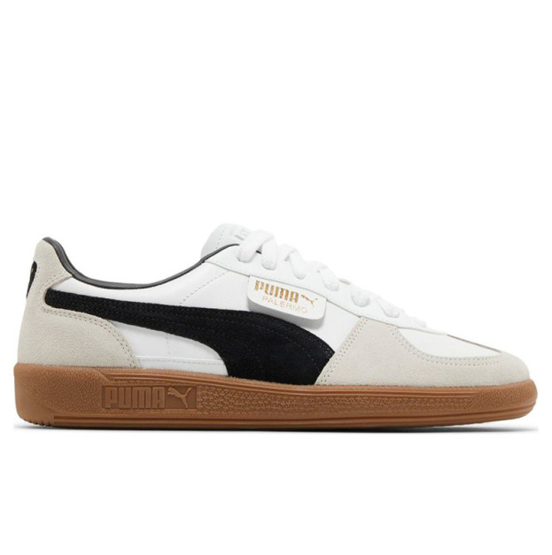 Puma Palermo Leather White Black Gum 396464-01